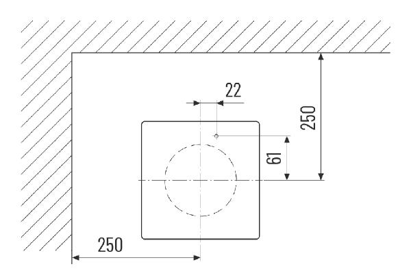 AE 10/1 IM0024219.PNG Elektrische Innen-Verschlussklappe, Kunststoff, DN 100, verkehrsweiß
