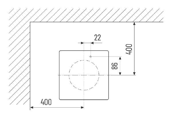 AE 15/1 IM0024220.PNG Elektrische Innen-Verschlussklappe, Kunststoff, DN 150, verkehrsweiß