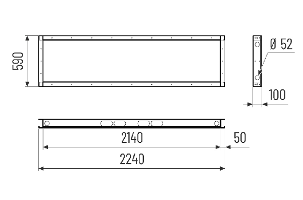 GR M4516V IM0024238.PNG Grundrahmen, vormontiert, Bestellung mit RLT 1600 Vertikal Zentralgerät notwendig