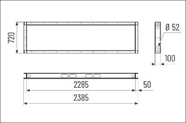 GR M4523V IM0024240.PNG Grundrahmen, vormontiert, Bestellung mit RLT 2300 Vertikal Zentralgerät notwendig