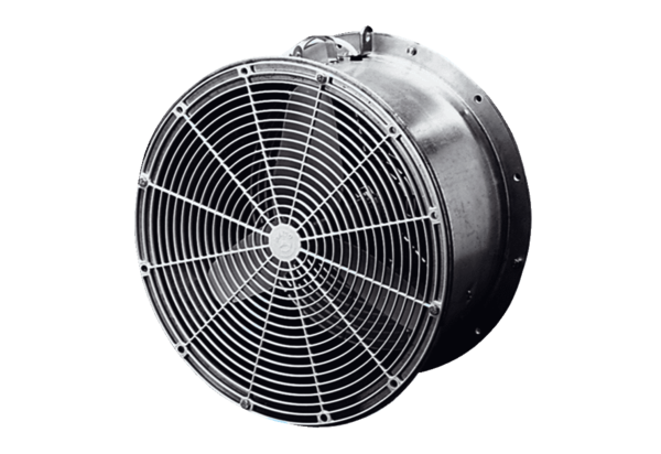EFG greenhouse fans IM0000793.PNG AC current fans with cylindrical duct sleeve, DN 200 to 400, airflow volume 330 m3/h to 1,800 m3/h
