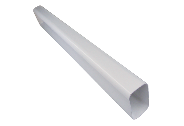FK 125 IM0008641.PNG Lapos csatorna hüvely nélkül, 1 m, fehér