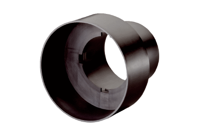 MF-A valve adapter IM0008991.PNG Adaptor for exact transition coupling from the MF-F flexible duct to the valve