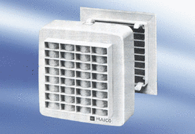 EMA 18 IM0009485.PNG Ventilateur mural encastrable avec filtre et grille extérieure, épaisseur de mur maximum 95 mm
