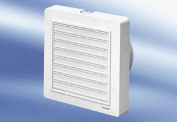 ECA 15/4 KVZ IM0009488.PNG Mali sobni ventilator za kupaonicu i toalet, model sa sklopkom vremenske odgode i električnom unutarnjom žaluzinom