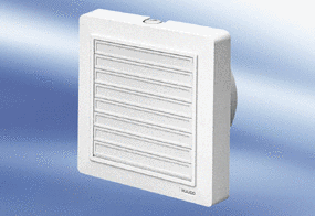 ECA 15/4 KF IM0009488.PNG Small room fan for bathroom and WC, model with light control and electrical internal shutter
