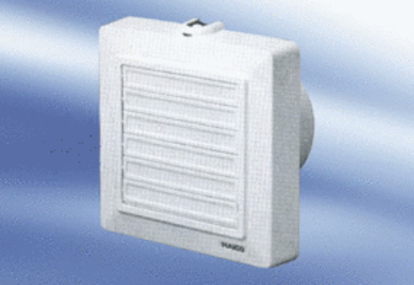ECA 11-1 K IM0009493.PNG Kishelyiség ventilátor fürdőszobába és WC-be, alapkivitel elektromos működtetésű belső zsaluval