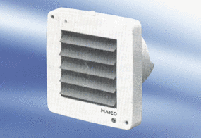 ECA 9-6 IM0009500.PNG Aérateur pour petite pièce pour salle de bains et WC, version à  interrupteur-temporisateur et avec fermeture intérieure électrique