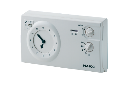 Commandes IM0009577.PNG Diverses commandes et leurs accessoires, disponibles comme pièces de rechange pour les appareils de ventilation centralisés WS 150, WRG 180 EC, WRG 300 DC, WRG 300 EC et WRG 400 EC, les appareils de ventilation pour pièce individuelle PushPull 60, les appareils de ventilation WS 75 et les tourelles centrifuges MDR EC