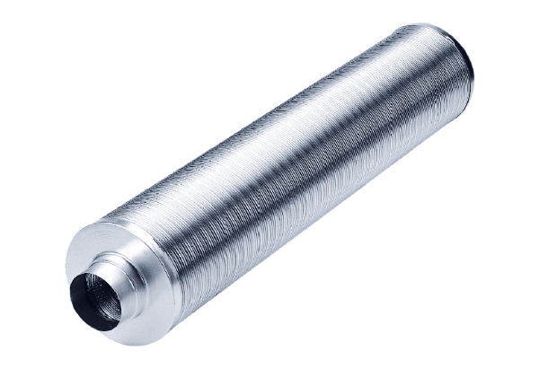 RSR 8/50 IM0009712.PNG Csőhangcsillapító 50 mm-es hangelnyelő fedéllel, hossz: 1000 mm, DN 80
