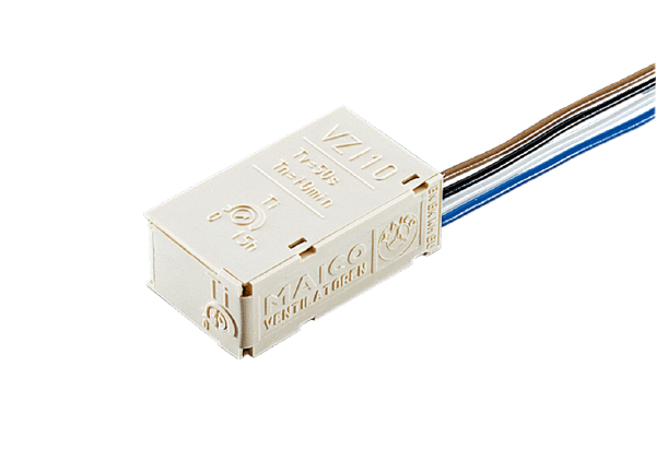 VZI 10 IM0009763.PNG Интервальный выключатель для регулярной вентиляции редко используемых помещений, замедление включения 50 с, время выбега 10 мин