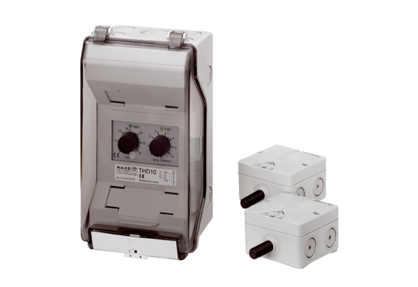 THD 10 IM0009793.PNG Thermostat for controlling fans depending on difference in temperature 5 - 35 °C