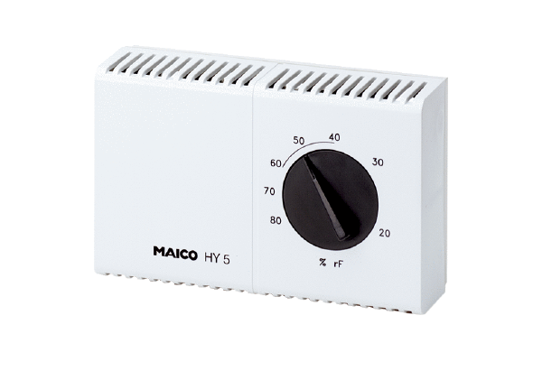 HY 5 IM0009801.PNG Hygrostat for controlling ventilation systems depending on the relative air humidity, control unit on the outside