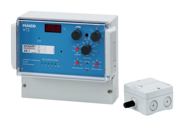 ATS IM0009811.PNG Régulateur de température électronique à 2 points pour la commande de ventilateurs à courant alternatif ou triphasé