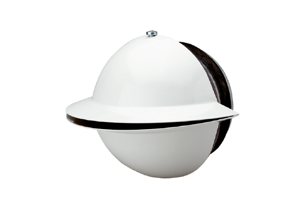 WD 10 W IM0009849.PNG Supply air blower nozzle, white powder-coated steel sheet, wall installation, DN 100, for domestic ventilation max. 45 m³/h