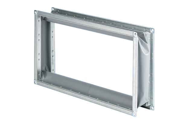 ELP 25 IM0009876.PNG Flexible couplings for mounting channel fans that are free from structure-borne noise, channel dimension 500 x 300 mm
