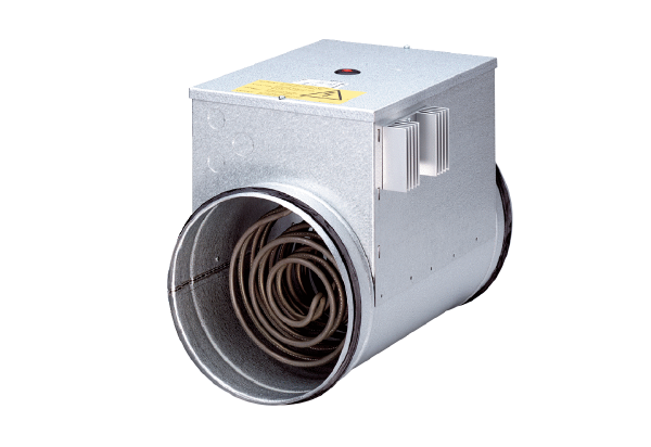 DRH 35-12 R IM0009879.PNG Elektromos légfűtő beépített hőmérsékletszabályozóval, DN 350, háromfázisú váltóáram