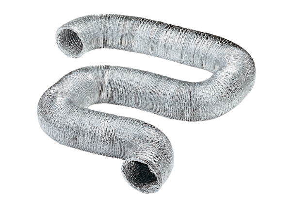 AFR 125 IM0009928.PNG Flexible, five-layer grooved aluminium duct DN 125, to be used as connection to the main duct