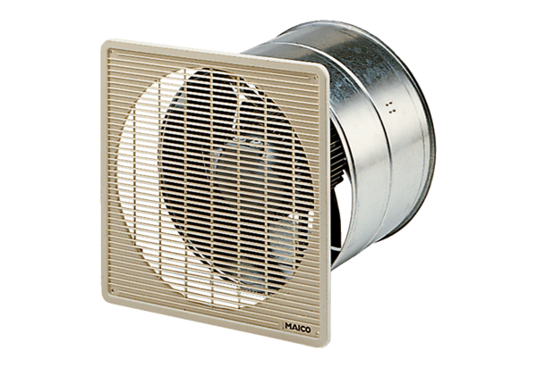 EZF, DZF - DN 250 IM0009978.PNG Axiális fali ventilátor süllyesztett beszereléshez, névleges méret 250, váltóáram max. 900 m³/h háromfázisú váltóáram max. 1000 m³/h