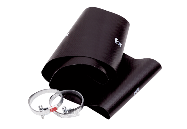 EL 60 Ex IM0009990.PNG Flexible cuffs for the sound and vibration damped assembly of duct fans, suitable for use in areas subject to explosion hazards, DN 600