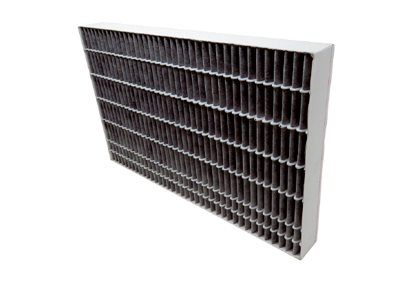 RBMax-AKF IM0010966.PNG Filtres à air de rechange pour appareils de ventilation centralisés Reco-Boxx Max, classe de filtrage F7/charbon activé pour l'air extérieur, 1 pièce, ancien modèle Aerex, N° de réf. : 0043.0075