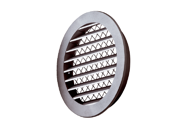 MGR 160 alu IM0011698.PNG Grille de protection anti-intempéries ronde pour gaines rondes DN 160, aluminium