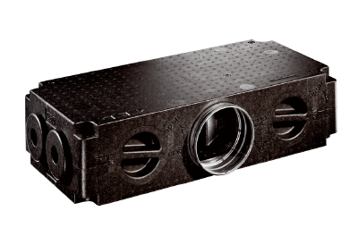 MF-V-8 air distributor, 8-way IM0012383.PNG Air distributor made of sound-absorbing plastic, 2 variants for nominal sizes 75x8/90x8 MF-F