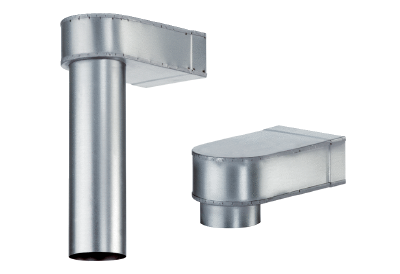 MF-W bracket IM0012672.PNG 90° angle for the transition coupling from the supply/exhaust air valve to the MF-F flexible duct, accessories required