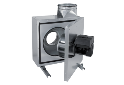 Caisson d'air sortant insonorisé EKR FU IM0013270.PNG Caisson d'air sortant insonorisé avec ventilateur centrifuge courbé vers l'arrière et convertisseur de fréquence