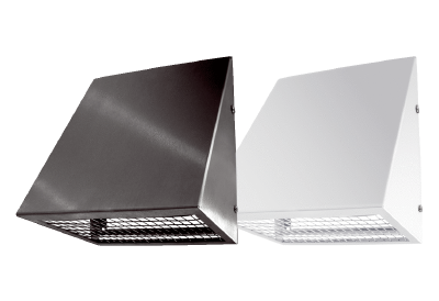 KW-AL IM0015818.PNG Outside air wall support in nominal sizes of DN 125, DN 160 and DN 200, stainless steel or pure white colour