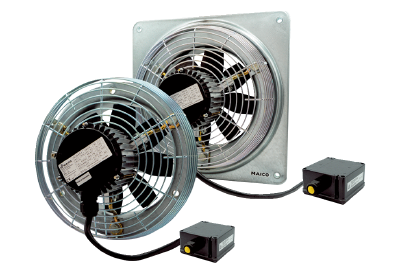 EZQ, EZS 20/4 E Ex t IM0016747.PNG Ventilateur hélicoïde mural, DN 200, courant alternatif, antidéflagrant, fluide : poussière