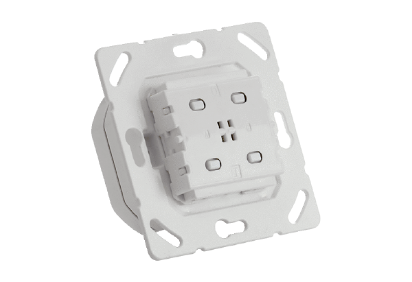 PP 45 ACT IM0017301.PNG Avec l'acteur EnOcean, les appareils radio PushPull PP 45 RC peuvent être combinés à des appareils d'évacuation d'air câblés (ECA, ER) pour constituer un système de ventilation