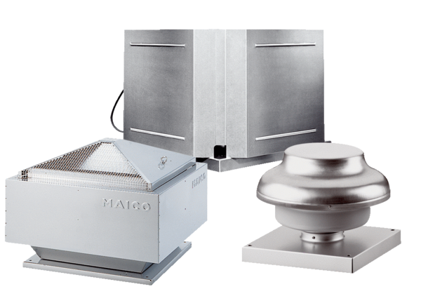 Tourelles d'extraction IM0017343.PNG Ventilateurs centrifuges et hélicoïdes pour domaines d'utilisation universels sur le toit