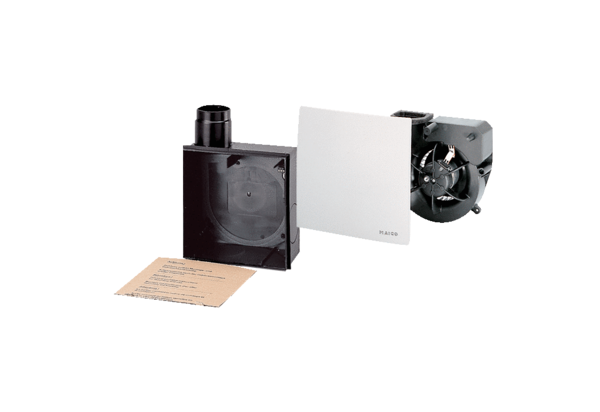 Recessed-mounted solutions IM0017346.PNG Flush-mounted housing with connection socket on the side and fan inserts with AC technology