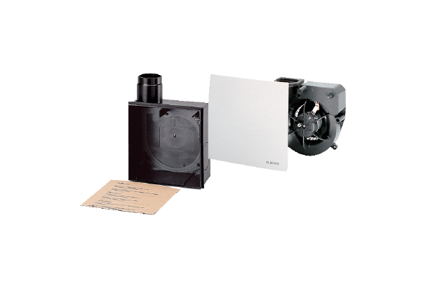 Flush-mounted solutions IM0017346.PNG Flush-mounted housing with connection socket on the side and fan inserts with AC technology