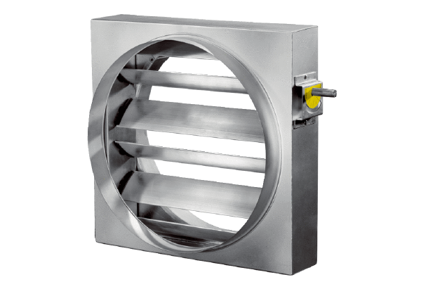 JRE IM0017386.PNG Volet de régulation à lamelles à commande automatique, électrique, pour insufflation et évacuation d'air, DN 100 à DN 600