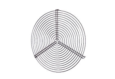 SGR IM0017405.PNG Grille de protection métallique pour les ventilateurs diagonaux et centrifuges pour gaine ronde