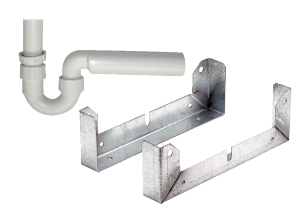 Mounting material IM0017446.PNG Feet, wall and ceiling brackets, siphon, weather protection roof