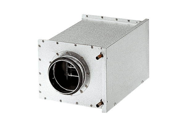 Pour systèmes de canalisation WRH IM0017487.PNG Échangeurs de chaleur d'air à eau avec une puissance de chauffage de 1300 W à 21000 W