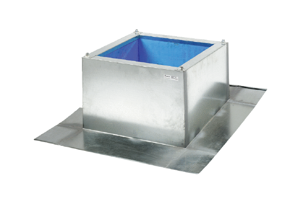 Pour toits en tôle ondulée, en forme de trapèze IM0017565.PNG Socle pour toit incliné pour le montage des tourelles d'extraction sur les toits en tôle ondulée ou en forme de trapèze, exécution de série pour pente de toit jusqu'à 30°