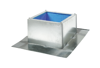 Pour toits en tôle ondulée, en forme de trapèze IM0017565.PNG Socle pour toit incliné pour le montage des tourelles d'extraction sur les toits en tôle ondulée ou en forme de trapèze, exécution de série pour pente de toit jusqu'à 30°