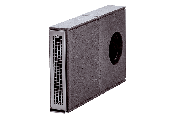Élément d'embrasure IM0017713.PNG Élément d'embrasure et prolongation d'élément d'embrasure pour appareil de ventilation pour pièce individuelle PushPull 45