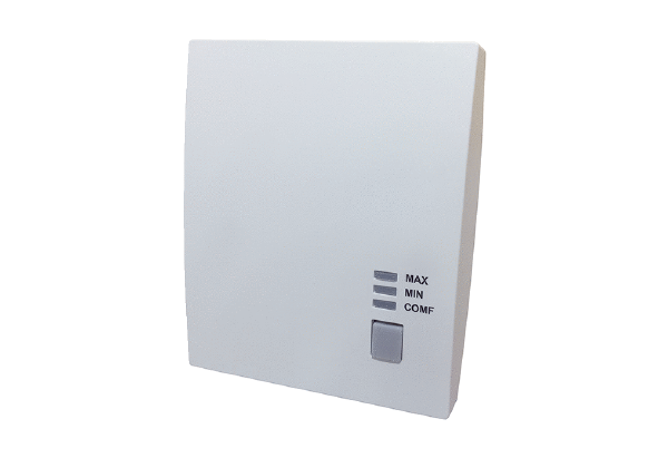 CRA24 B1P IM0017924.PNG Graduateurs à 3 niveaux avec une sortie pour régulateur VAV ou entraînement de volet destiné à être utilisé dans des systèmes de ventilation résidentiels contrôlés