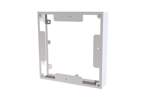 PPB 30 ARW IM0018197.PNG An aluminium compensating frame, colour: powder coated white, similar to RAL 9010, is an optional accessory for the PPB 30 K and PPB 30 O final assembly kits