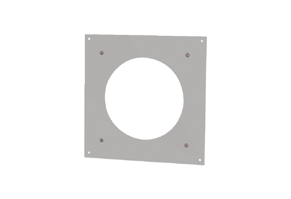 PPB 30 ARW BB IM0018199.PNG La tôle de fixation en aluminium, de coloris blanc à revêtement pulvérulent, similaire à RAL 9010 est un accessoire nécessaire du cadre d'adaptation PPB 30 ARW
