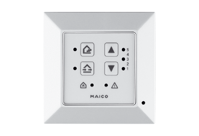 Commandes d'air ambiant IM0018224.PNG Commande d'air ambiant pour appareil de ventilation pour pièce individuelle PushPull 45 et PushPull Balanced PPB 30