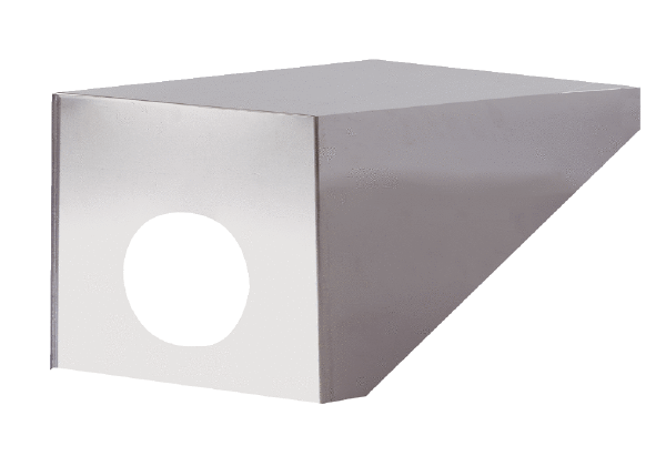 PP 45 DH 25-30 IM0018290.PNG Roof cowl for PP 45 roof outlet, roof angles of 25°-30°