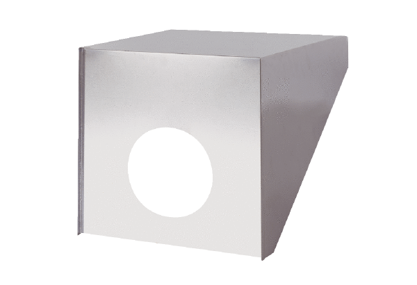 PP 45 DH 36-45 IM0018292.PNG Roof cowl for PP 45 roof outlet, roof angles of 36°-45°