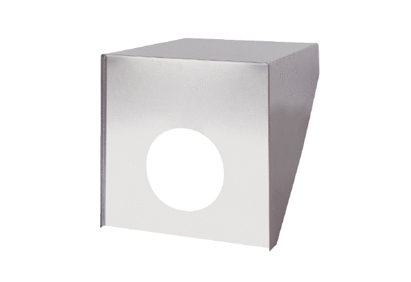 PP 45 DH 46-55 IM0018293.PNG Roof cowl for PP 45 roof outlet, roof angles of 46°-55°