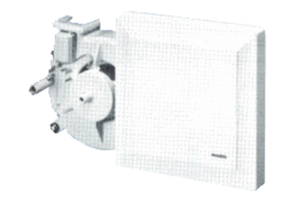 ER 17/60-2 F IM0018301.PNG Wkład wentylatora z filtrem i osłoną wewnętrzną do jednorurowego systemu wyciągu powietrza ERU 17/60, wersja ze sterowaniem fotoelektrycznym